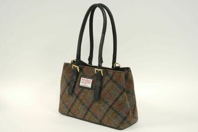 harris tweed heather bag