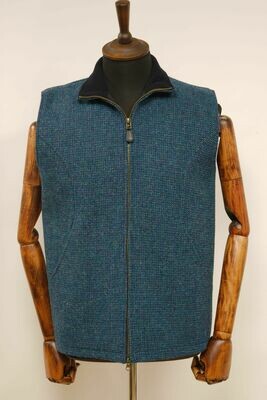 Harris Tweed Gilet | Teal