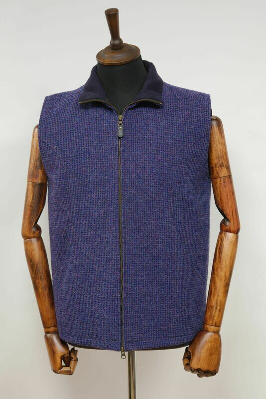 Harris Tweed Gilet | Violet