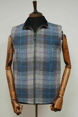 Harris Tweed Gilet | Lavender Check