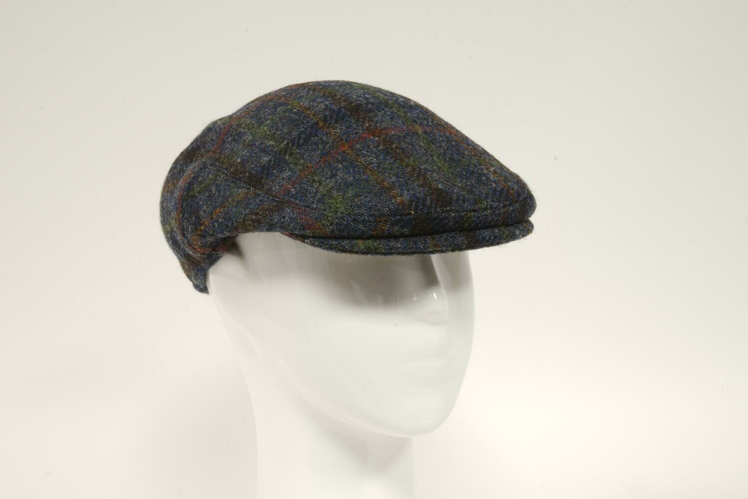 Harris Tweed Flat Cap | Blue/Grey Multi FW6010