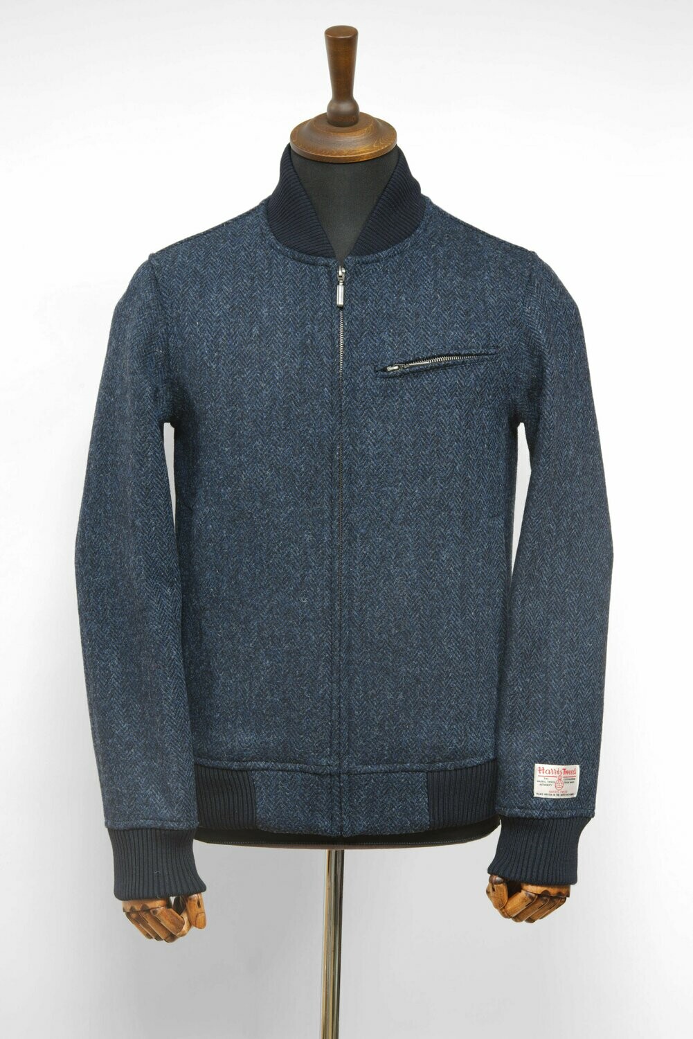 harris tweed bomber jacket