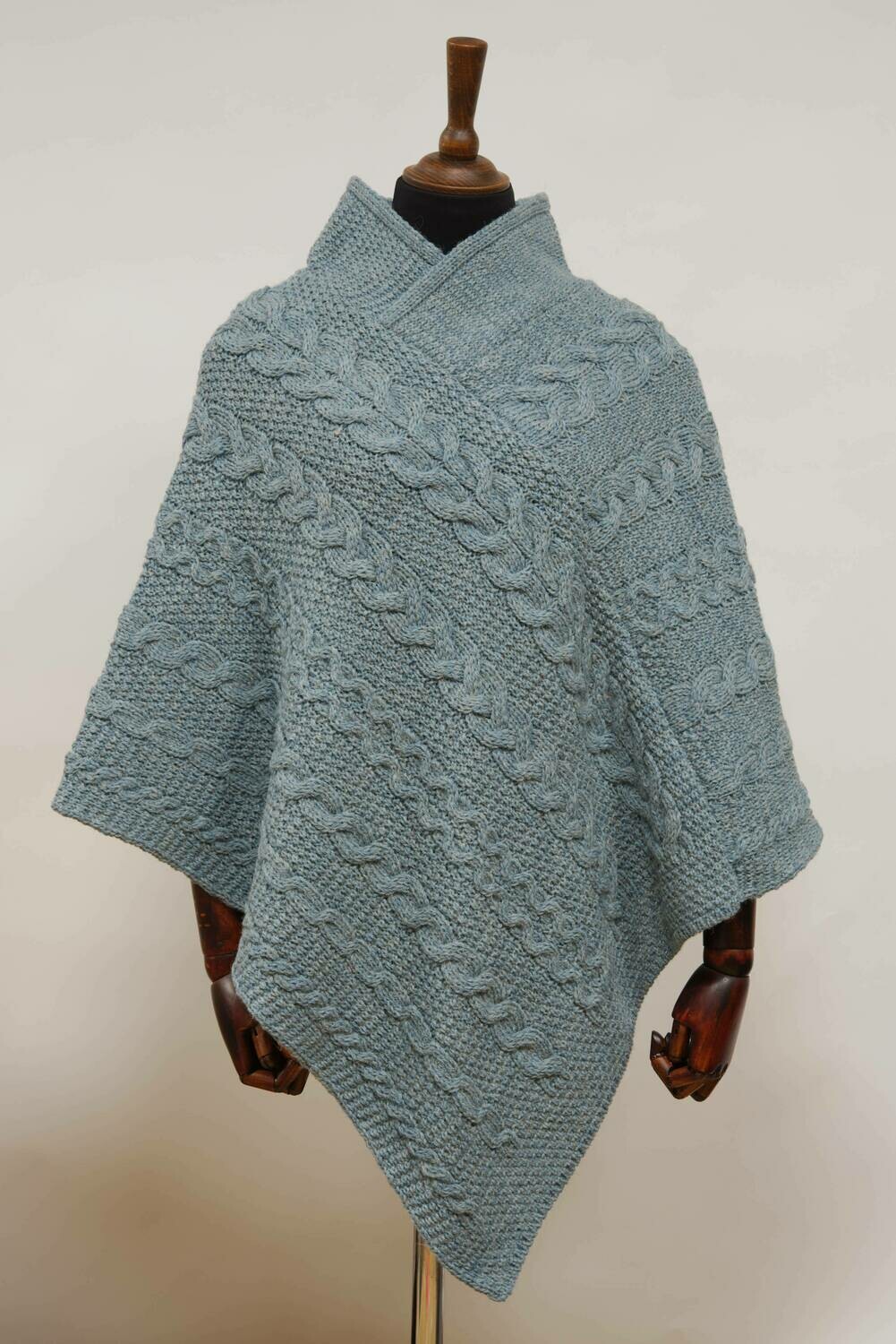 V-Neck Poncho | Summer Storm