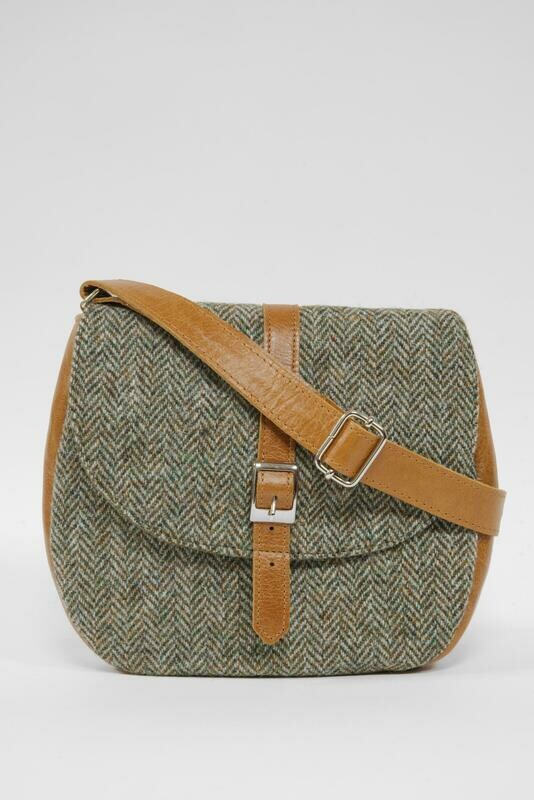 Harris Tweed Catriona Bag | HB52 (Tan Leather)