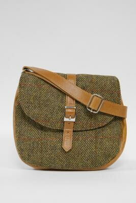 Harris Tweed Catriona Bag | HB67 (Tan Leather)