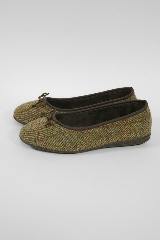 Harris Tweed Ballerina Pumps | HB67