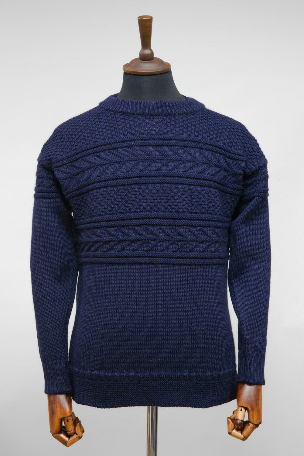 Unisex Guernsey Jumper | Denim