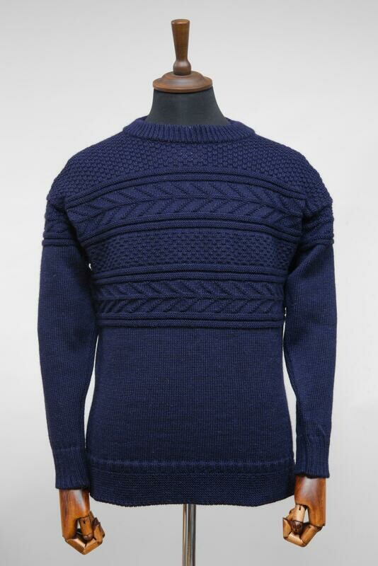 Unisex Guernsey Jumper | Denim