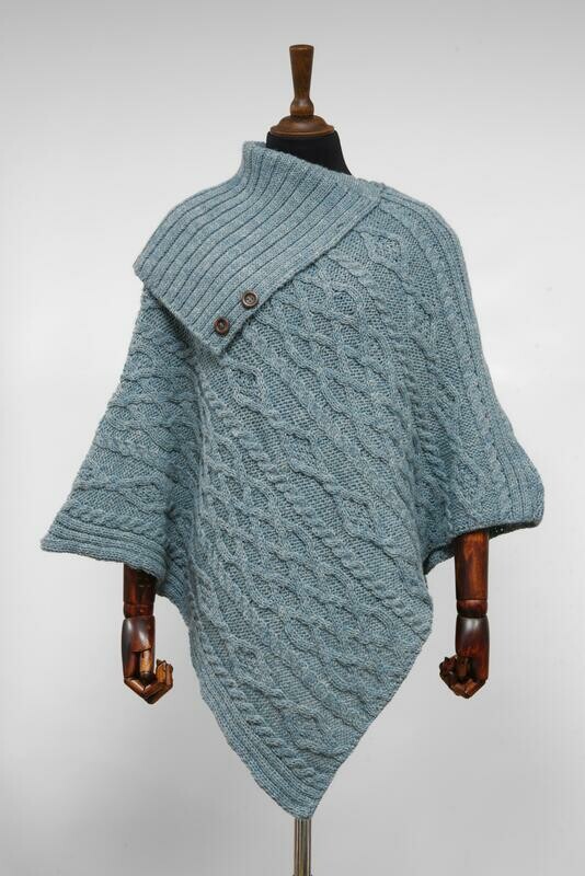 Long Neck Poncho | Summer Storm