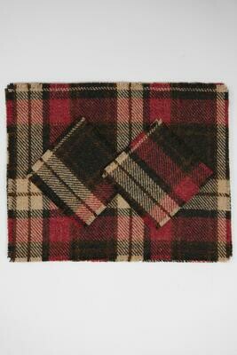 Harris Tweed Placemat and Coaster Set | A0228 Prices From