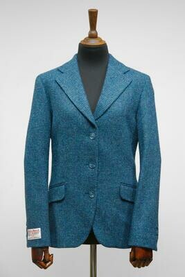 Harris Tweed Ladies Fitted Jacket | Teal