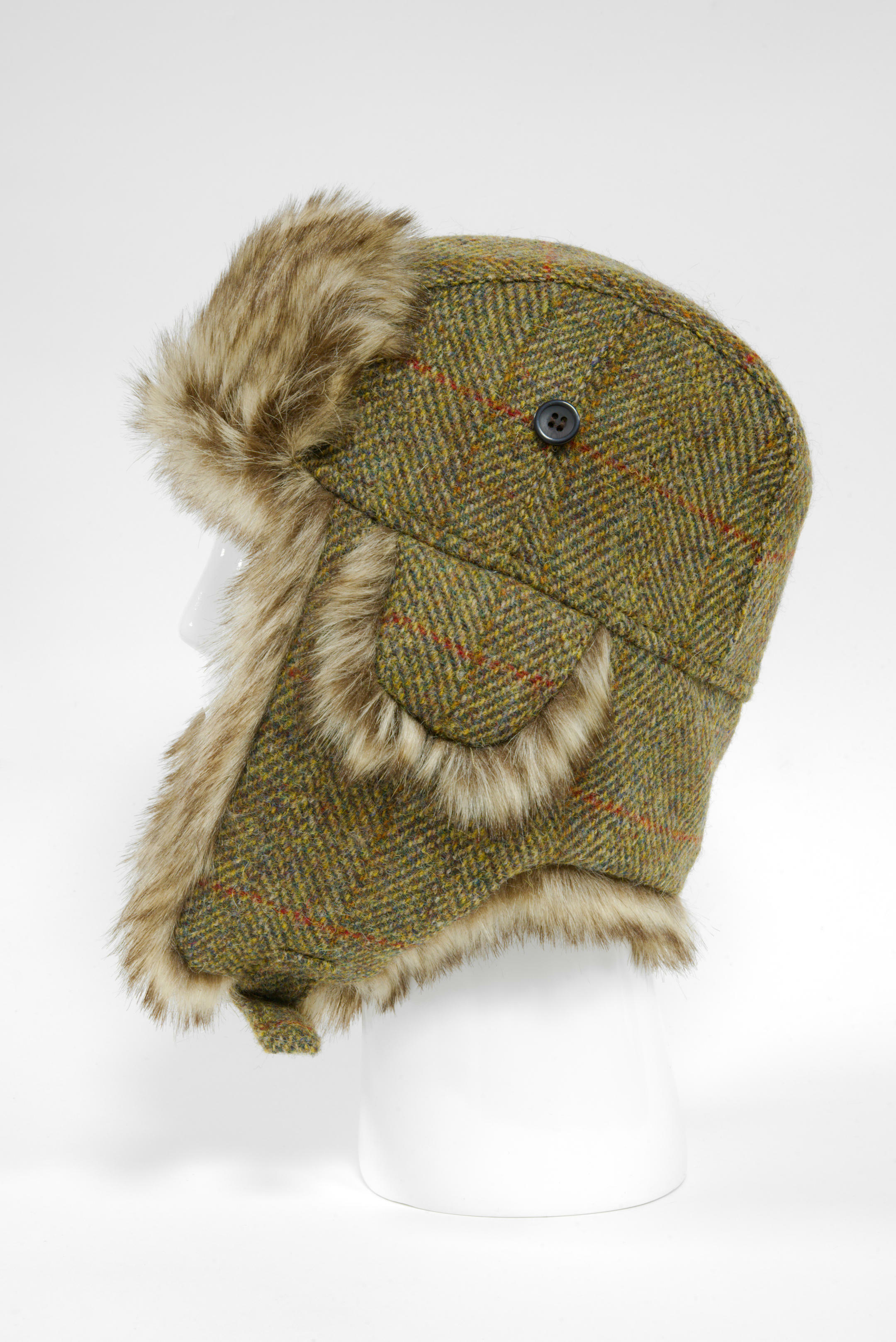 Harris Tweed Trapper Hat HB64