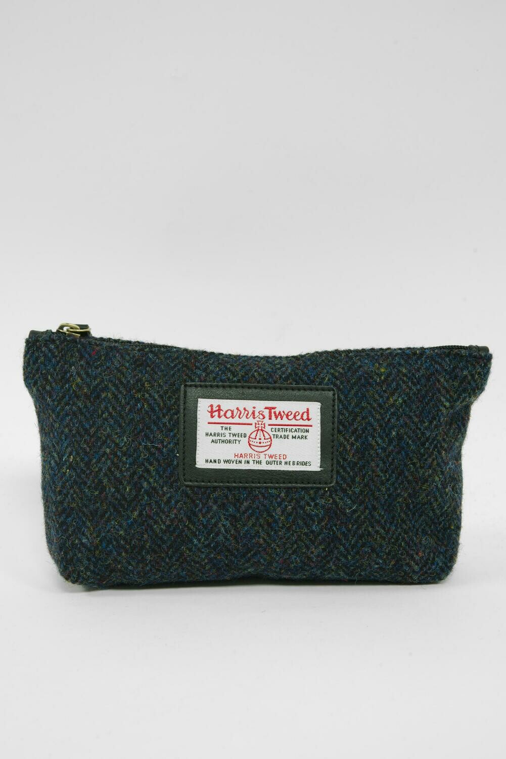 Harris Tweed Cosmetic Bag HB112 (Black Stitching)