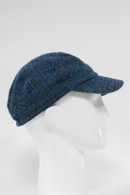 Harris Tweed Cadet Cap | Peacock Blue (HH)