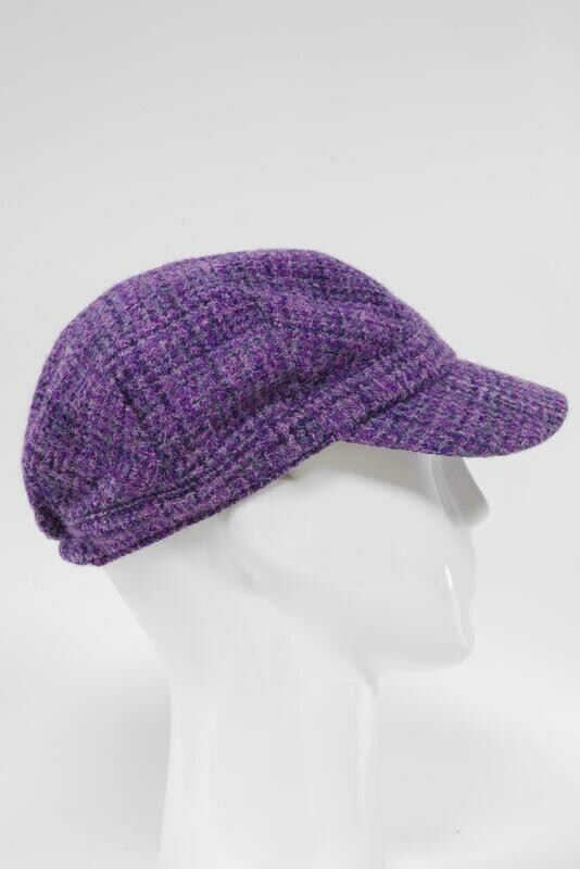 Harris Tweed Cadet Cap | Lavender (HH)
