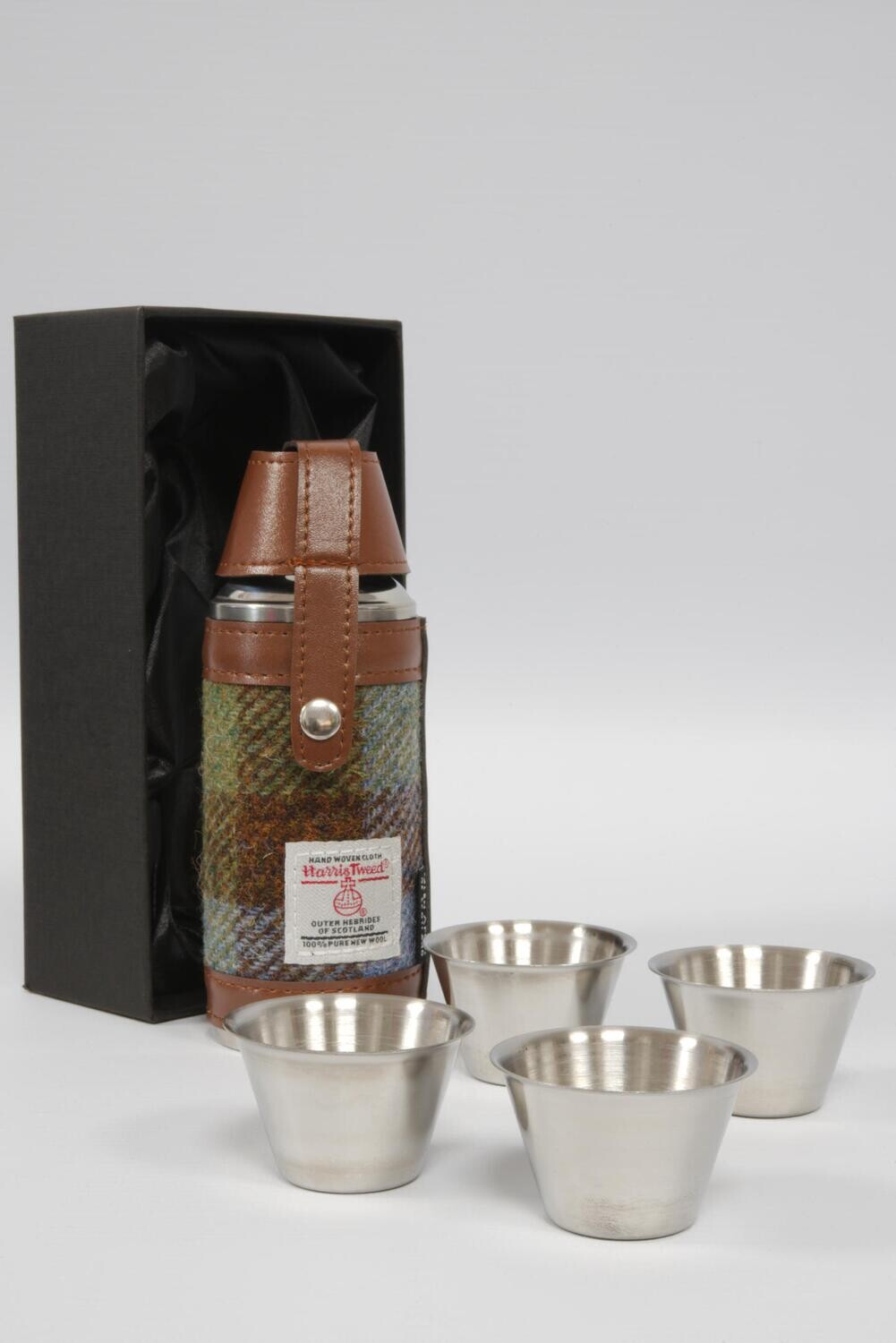 Harris Tweed Hunting Flask | A017