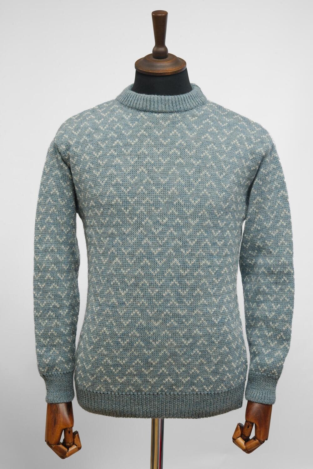 Unisex Saxon Jumper | Summerstorm/White