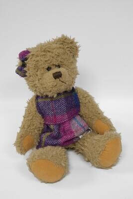 Teddy Bear with Harris Tweed Outfit | Girl A0114 Large