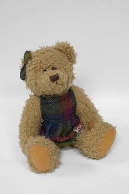 Teddy Bear with Harris Tweed Outfit | Girl A0195 Large