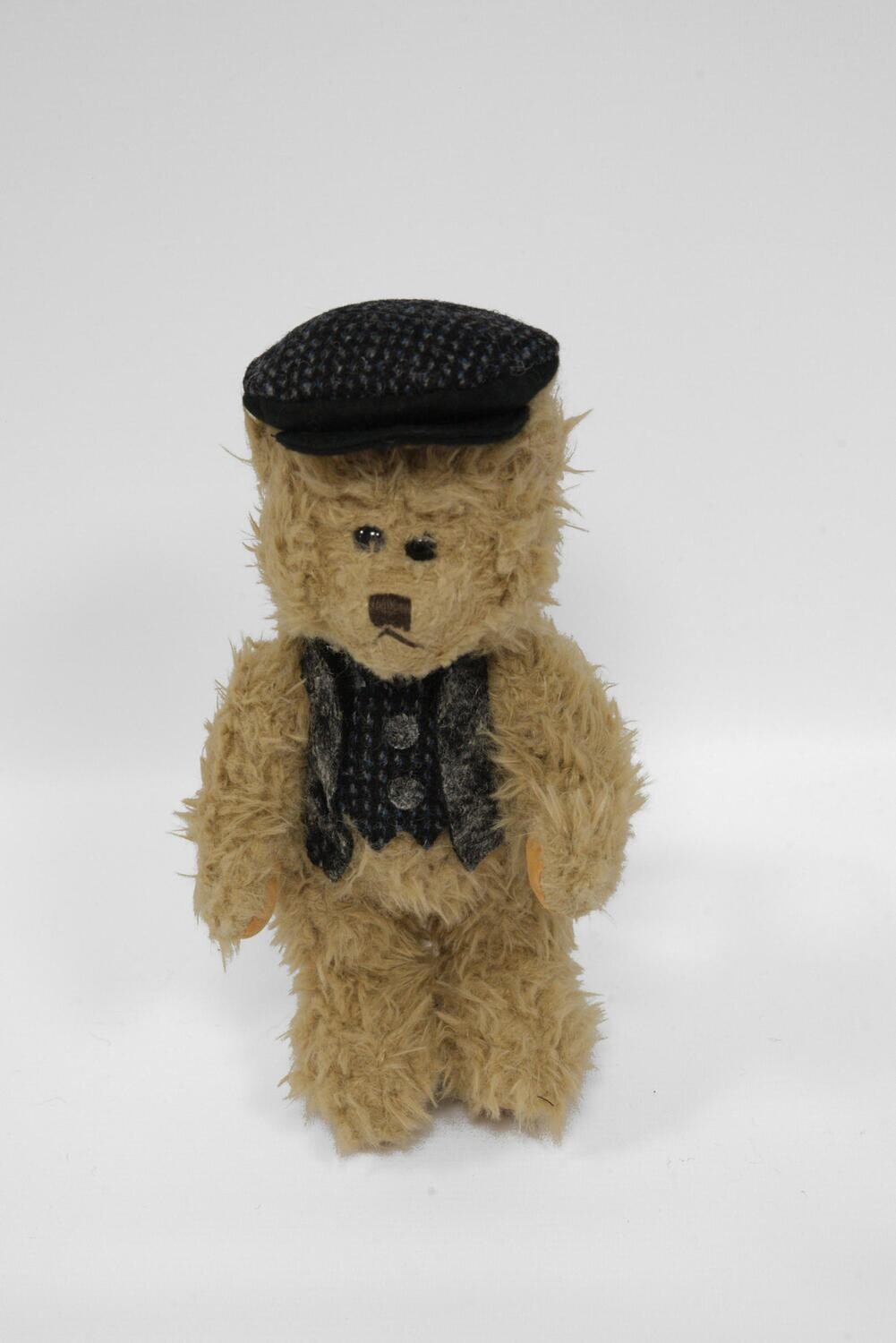 Teddy Bear with Harris Tweed Outfit | Boy Grey Check Small