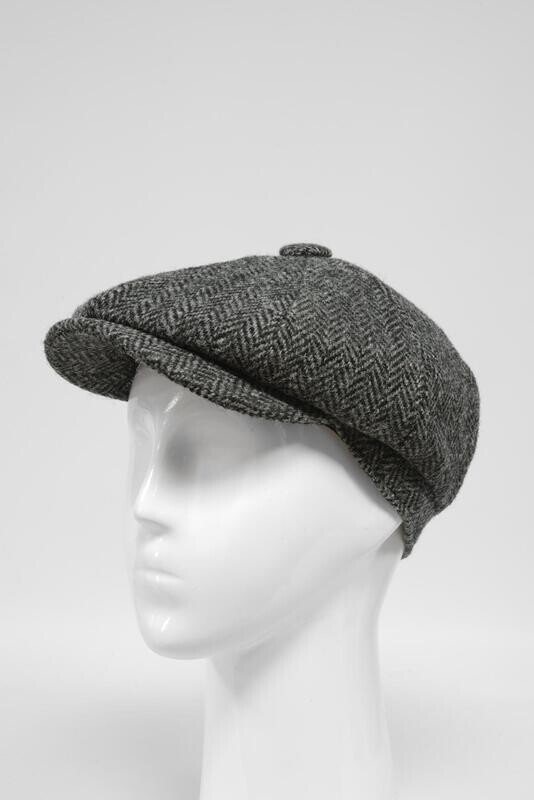 Harris Tweed 8 Piece Flat Cap | HB64(HW)