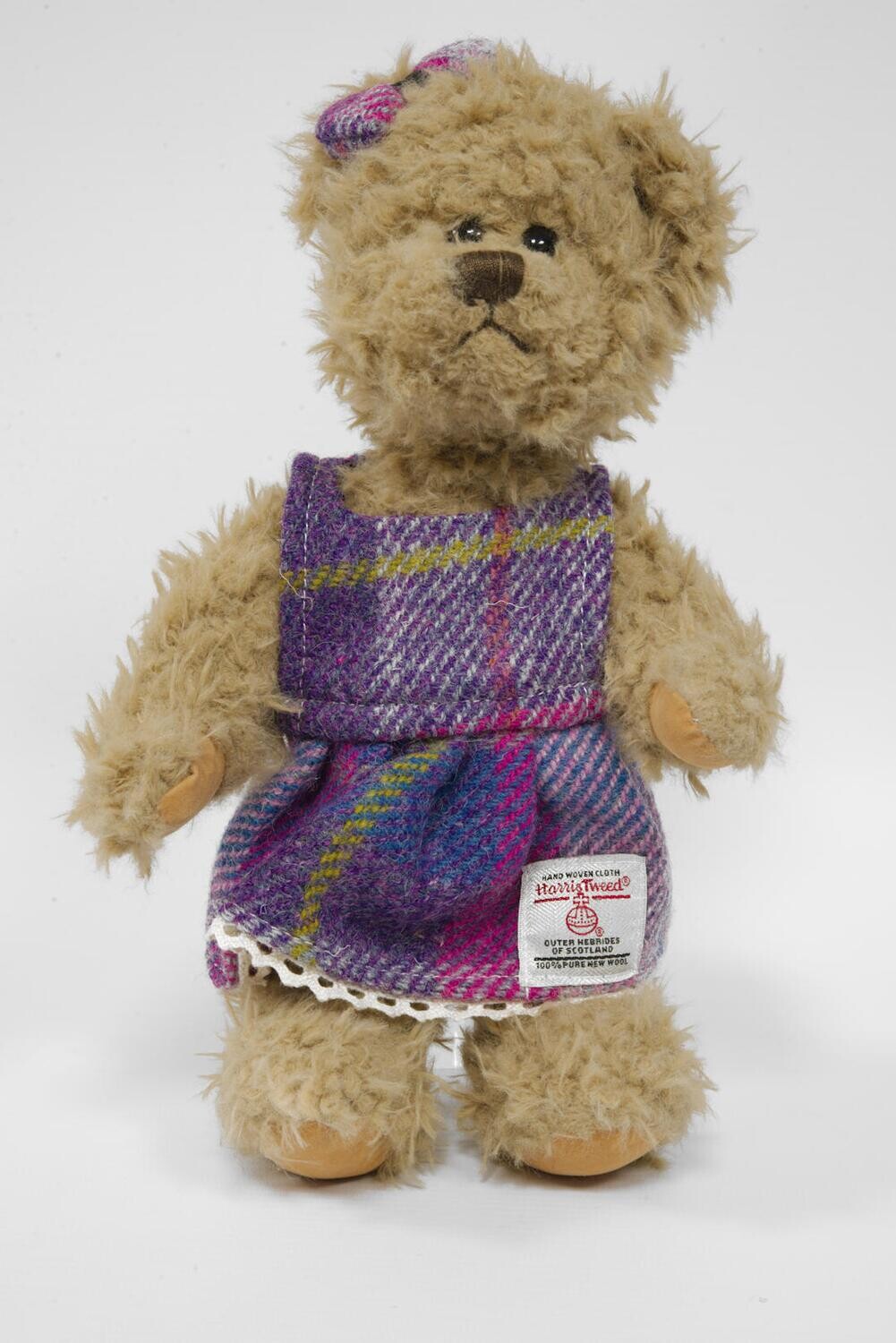 Teddy Bear with Harris Tweed Outfit | Girl A0114 Small