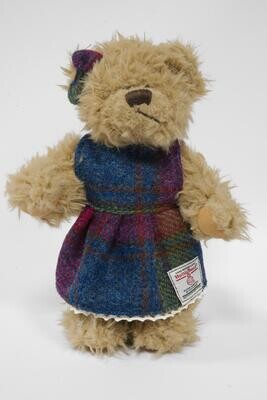 Teddy Bear with Harris Tweed Outfit | Girl A0195 Small