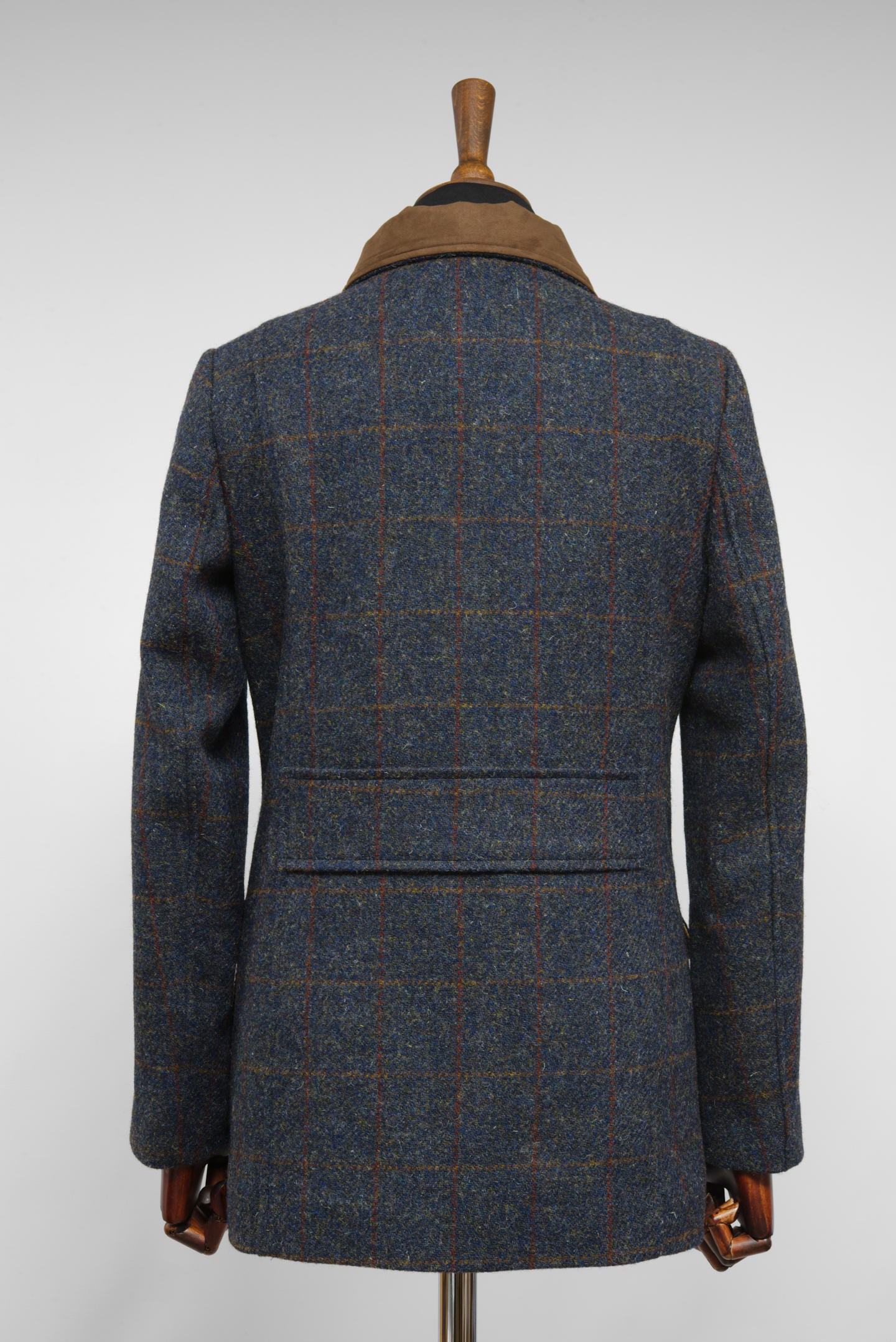 Harris tweed top field coat