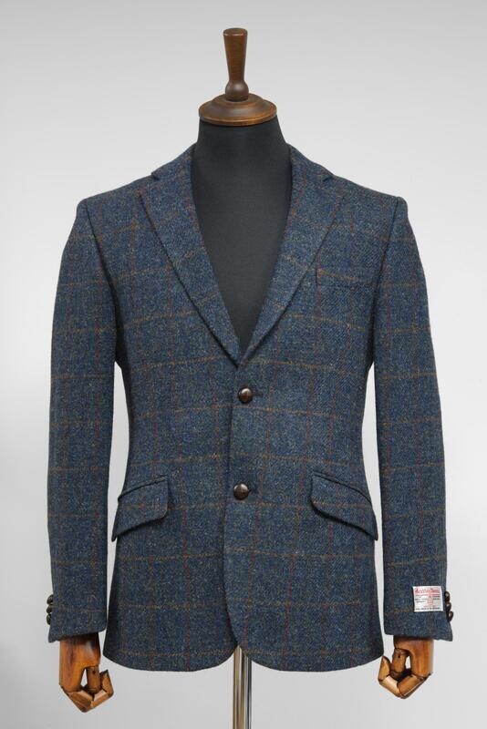 Harris Tweed Patrick Jacket | Blue Multi