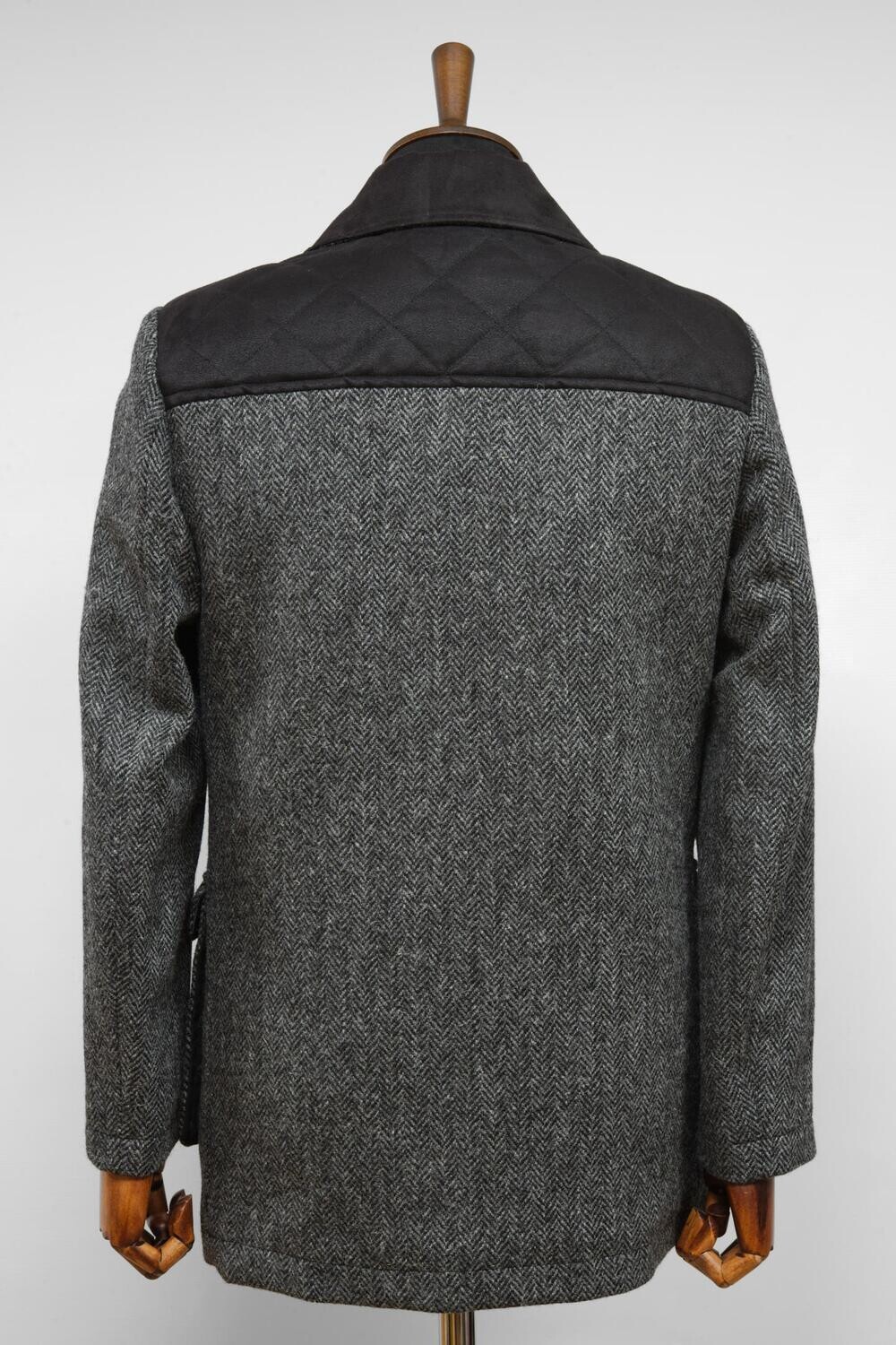 Harris tweed boyd field coat clearance