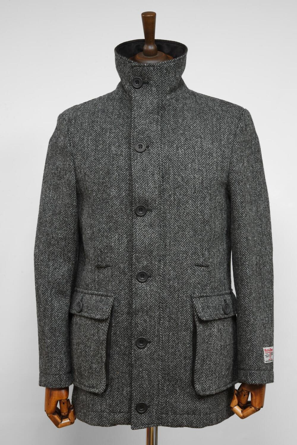 Harris Tweed Boyd Field Coat | HB64, Mens Coat Sizes: XXLarge