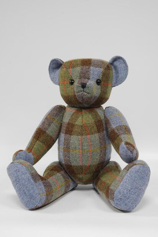 Harris Tweed 20&quot; Fully Jointed Bear | A017