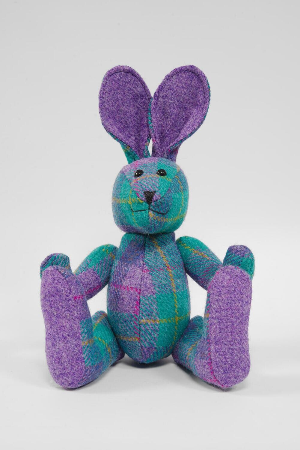 Harris Tweed 16&quot; Fully Jointed Rabbit | A0222