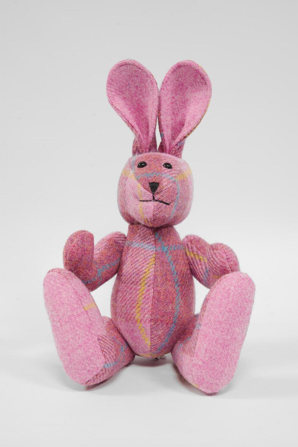 Harris Tweed 16&quot; Fully Jointed Rabbit | A0223