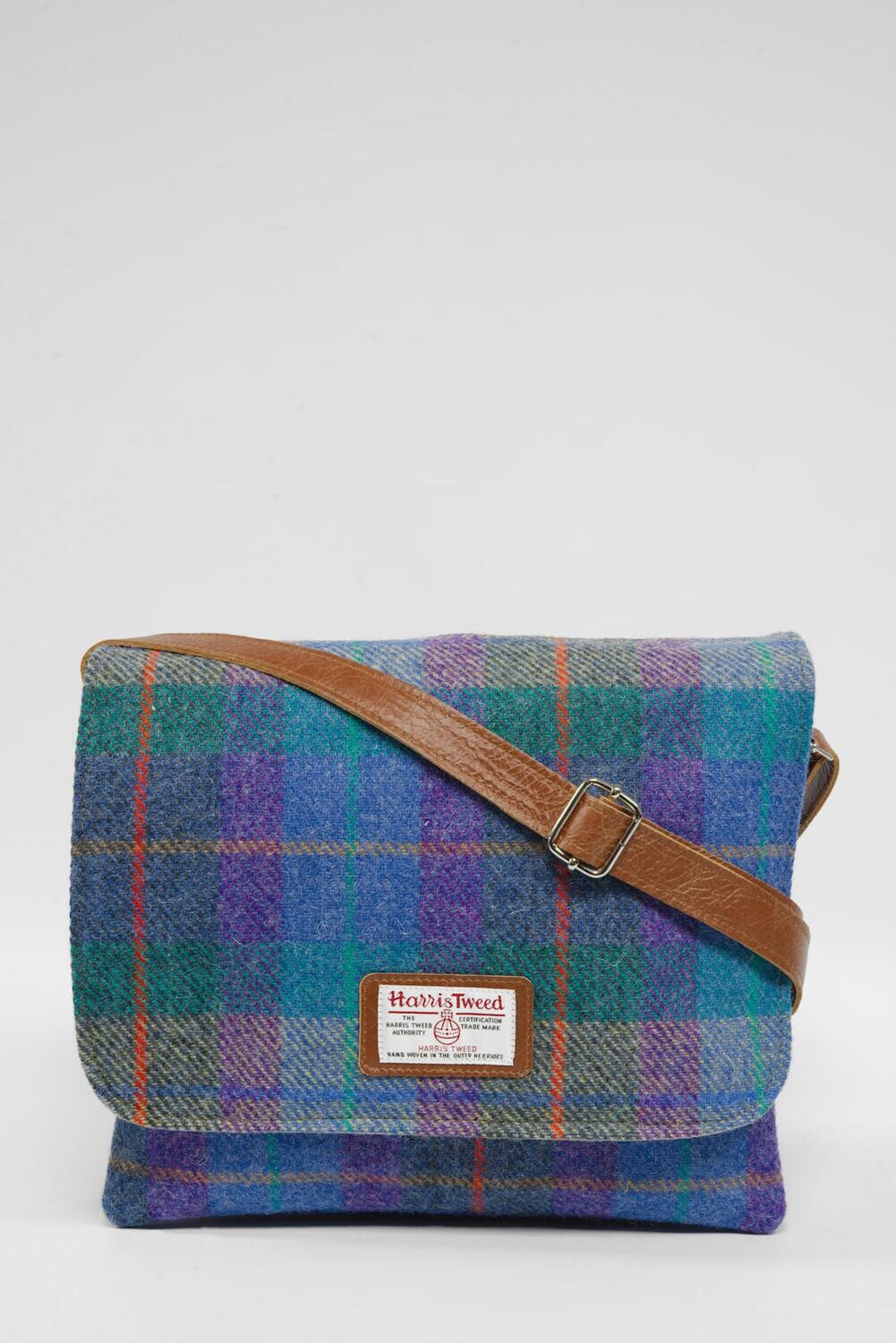 Harris Tweed Scalpay Bag A085 (Tan Leather) Harris Tweed Scalpay