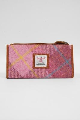 Harris Tweed St Kilda Purse | A0223 (C) Tan Leather