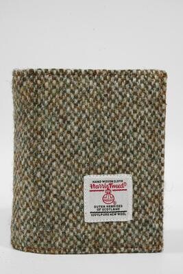 Harris Tweed Callum Wallet | BC2 Tan Leather