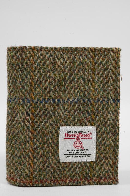 Harris Tweed Callum Wallet | HB55 Tan Leather