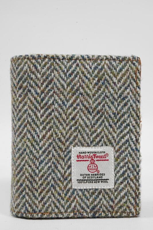 Harris Tweed Callum Wallet | HB109 Tan Leather