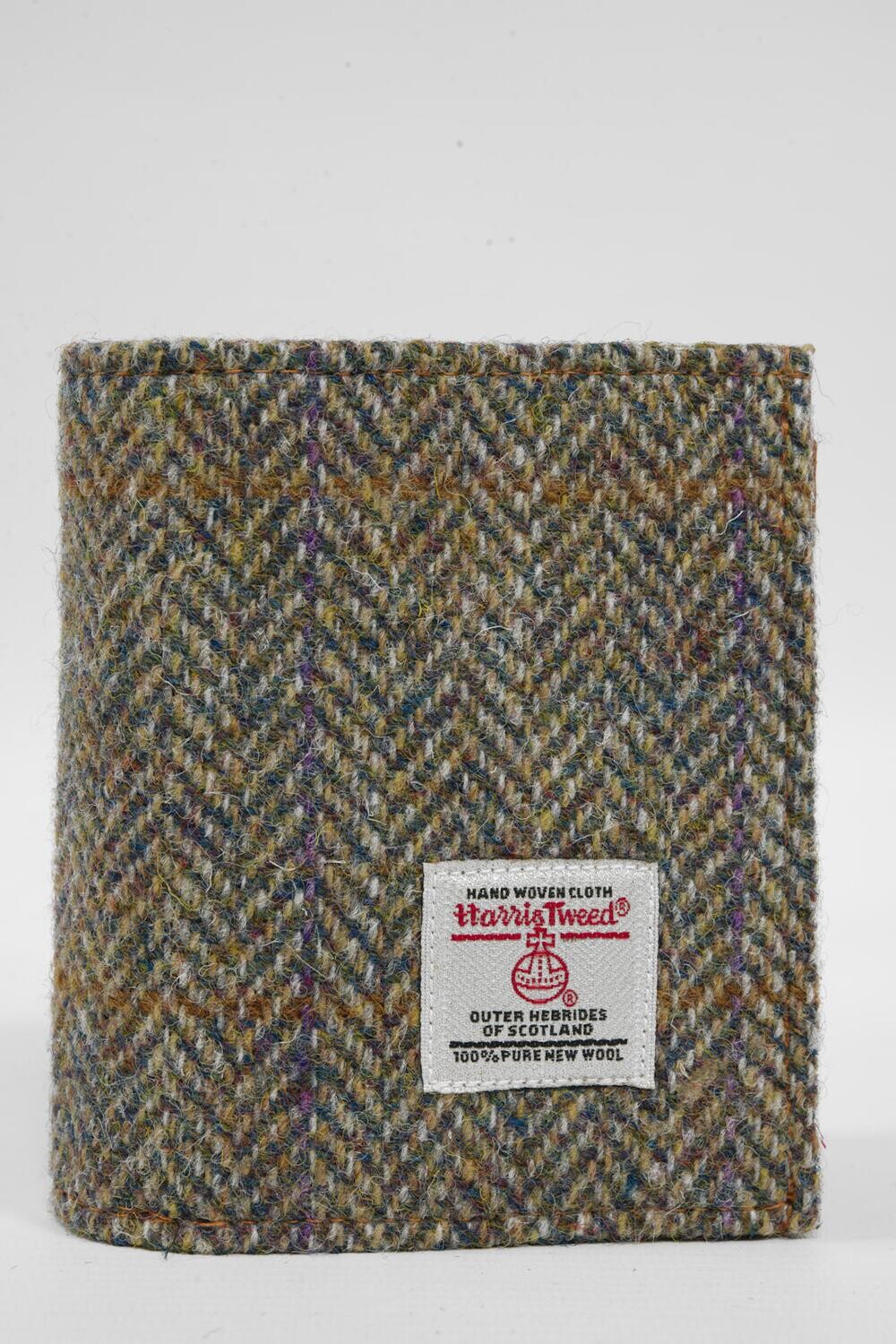Harris Tweed Callum Wallet | HB107 Tan Leather
