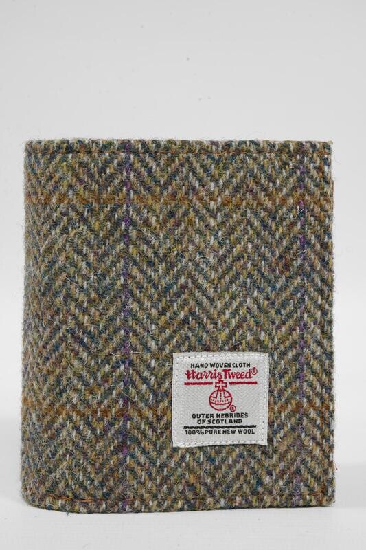 Harris Tweed Callum Wallet | HB107 Tan Leather