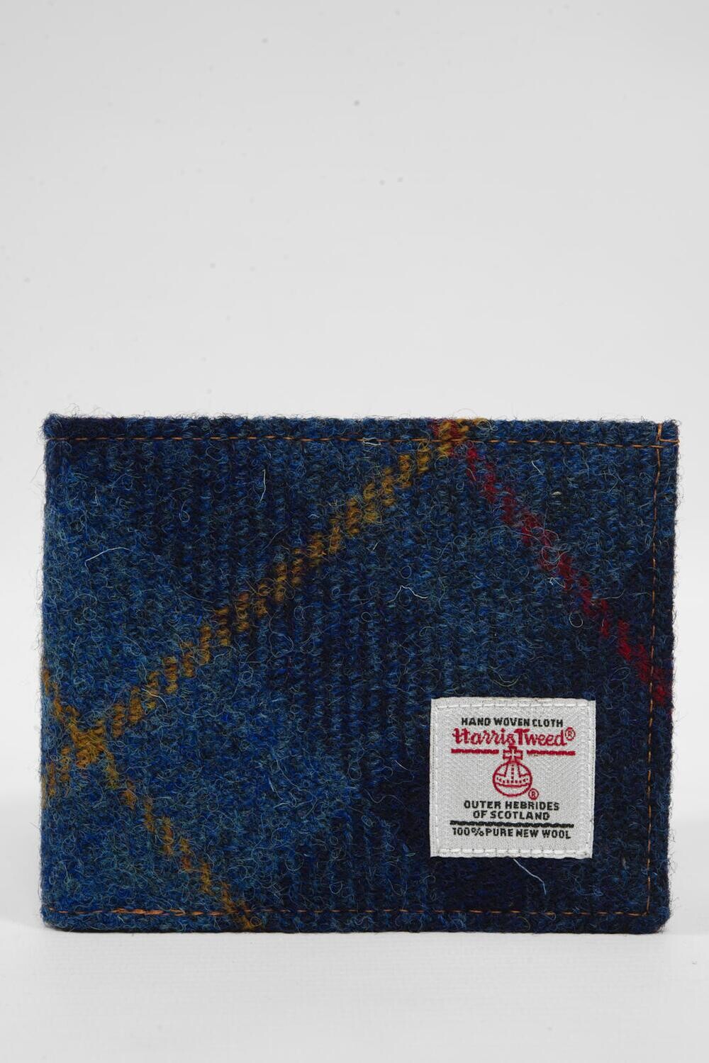 Harris Tweed Iain Wallet | A075(C) Tan Leather