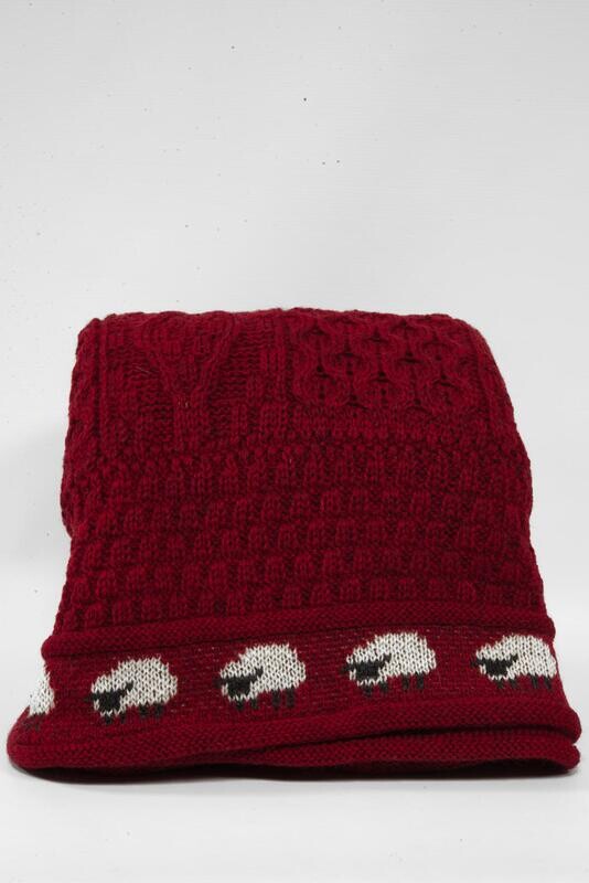 100% Pure Wool Knitted Throw | Sheep
