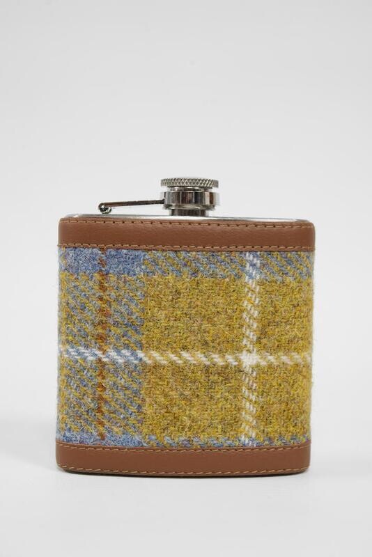 Harris Tweed Hip Flask | A0102