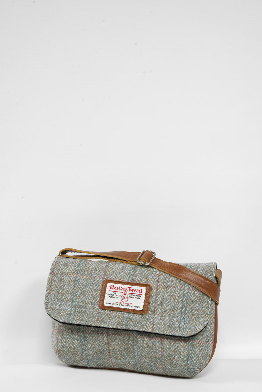 Harris Tweed Katie Bag HB129 Tan Leather