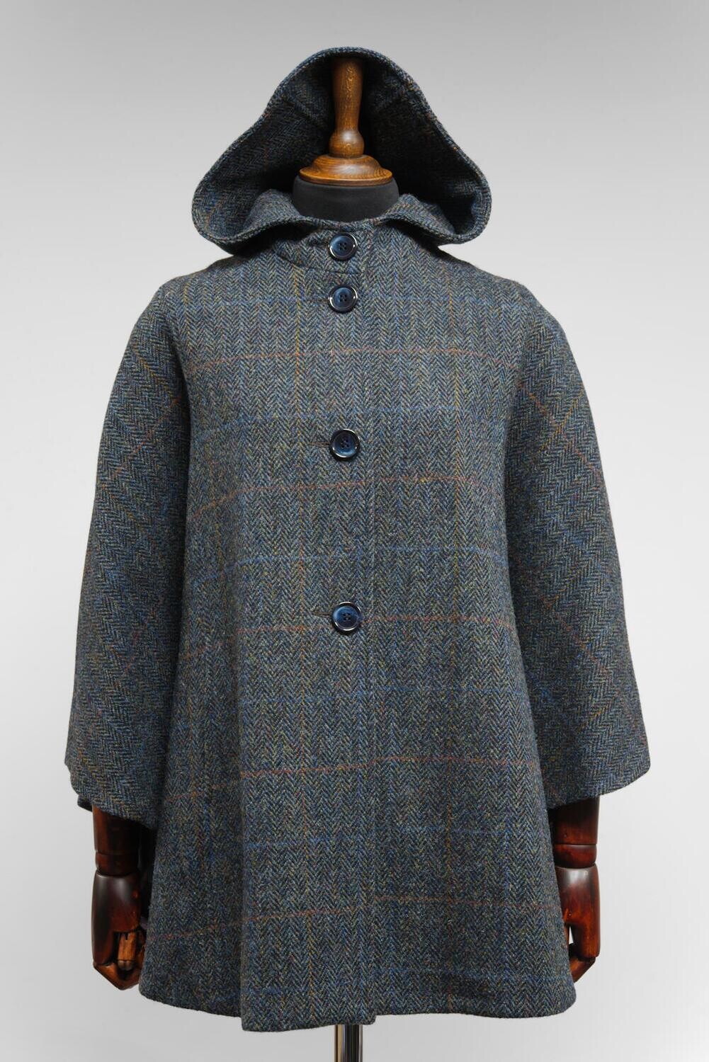 Harris Tweed Ladies Hooded Cape | HB80