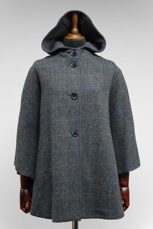 Harris Tweed Ladies Hooded Cape | HB80