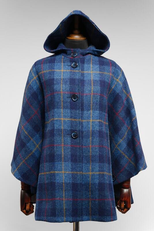 Harris Tweed Ladies Hooded Cape | A075