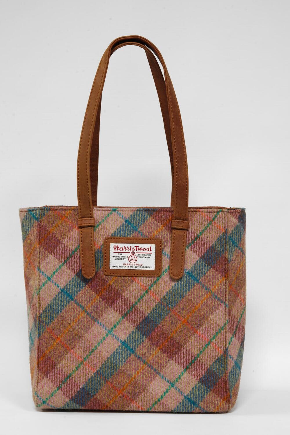 Harris Tweed Bays Bag | A0220 (C) Tan Leather