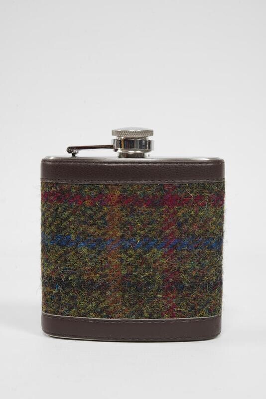 Harris Tweed Hip Flask | A0229